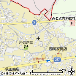 香川県観音寺市吉岡町823周辺の地図