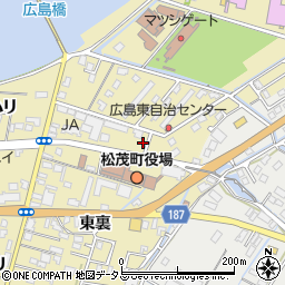 徳島県板野郡松茂町広島一番越周辺の地図