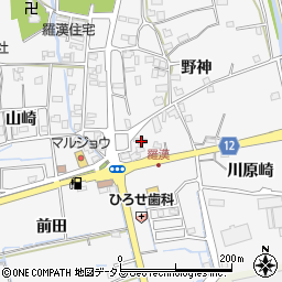 徳島県板野郡板野町羅漢吉田周辺の地図