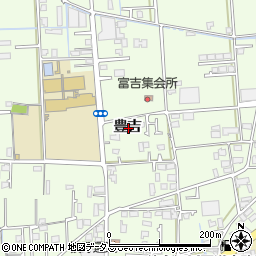 徳島県板野郡藍住町富吉豊吉周辺の地図