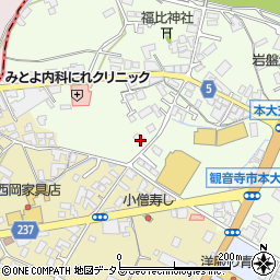 香川県観音寺市本大町1725周辺の地図