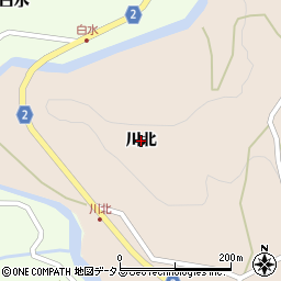 徳島県阿波市市場町日開谷（川北）周辺の地図