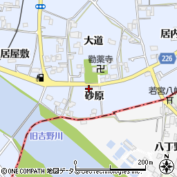 徳島県鳴門市大麻町市場砂原15周辺の地図