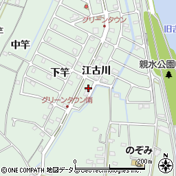 徳島県板野郡北島町新喜来江古川周辺の地図