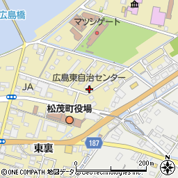 広島東自治センター周辺の地図