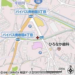果子乃季南岩国店周辺の地図