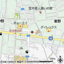 ファミリーマート藍住町笠木店周辺の地図