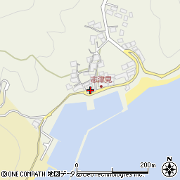 津倉漁業組合会館周辺の地図