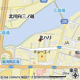徳島県松茂町（板野郡）広島周辺の地図
