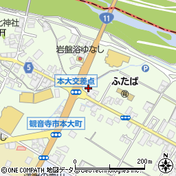 香川県観音寺市本大町1638周辺の地図