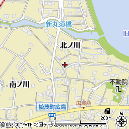 徳島県板野郡松茂町広島北ノ川47-5周辺の地図