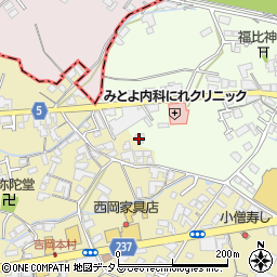 香川県観音寺市本大町1738周辺の地図