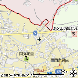 香川県観音寺市吉岡町851周辺の地図