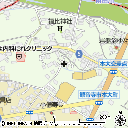 香川県観音寺市本大町1710周辺の地図