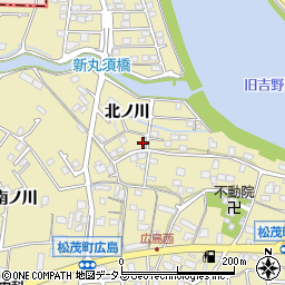 徳島県板野郡松茂町広島北ノ川47-1周辺の地図