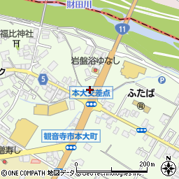 香川県観音寺市本大町1649周辺の地図