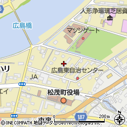 徳島県板野郡松茂町広島二番越周辺の地図