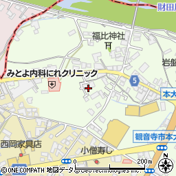 香川県観音寺市本大町1713周辺の地図
