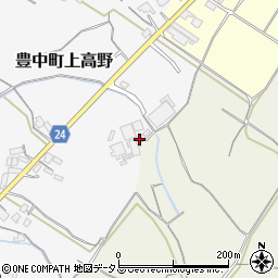 香川県三豊市豊中町上高野179周辺の地図