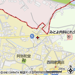香川県観音寺市吉岡町852周辺の地図