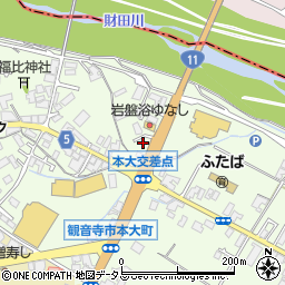 香川県観音寺市本大町1650周辺の地図