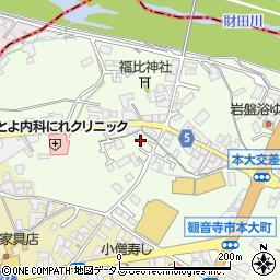 香川県観音寺市本大町1716周辺の地図