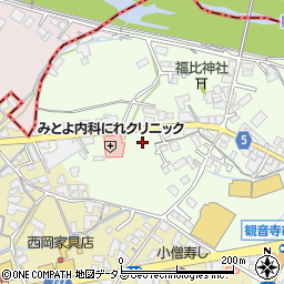 香川県観音寺市本大町1721周辺の地図