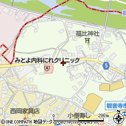 香川県観音寺市本大町1720周辺の地図