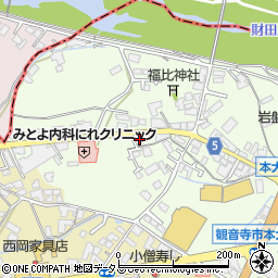 香川県観音寺市本大町1718周辺の地図