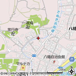 香川県観音寺市八幡町周辺の地図