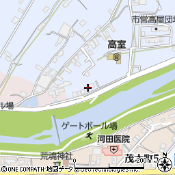 香川県観音寺市高屋町4周辺の地図