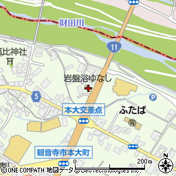 香川県観音寺市本大町1650-1周辺の地図