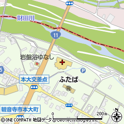 香川県観音寺市本大町1644周辺の地図