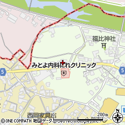 香川県観音寺市本大町1754周辺の地図