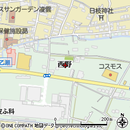 徳島県板野郡藍住町笠木西野周辺の地図