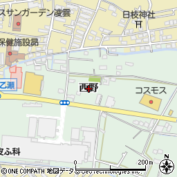 徳島県藍住町（板野郡）笠木（西野）周辺の地図