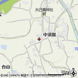 徳島県板野郡上板町神宅横山ノ下周辺の地図