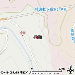 和歌山県海草郡紀美野町桂瀬周辺の地図