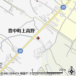 香川県三豊市豊中町上高野315周辺の地図