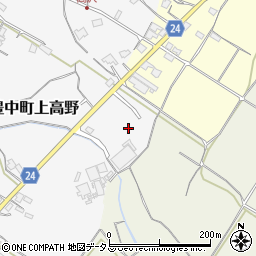 香川県三豊市豊中町上高野338周辺の地図