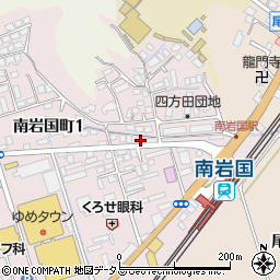 山口県岩国市南岩国町1丁目13周辺の地図