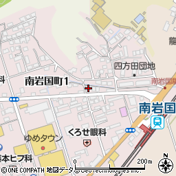 山口県岩国市南岩国町1丁目13-40周辺の地図