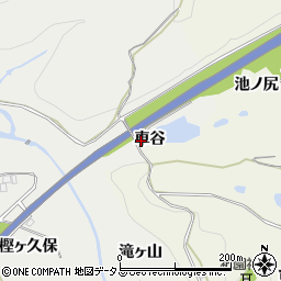 徳島県板野郡上板町泉谷車谷周辺の地図