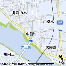 徳島県鳴門市大麻町市場中筋8周辺の地図