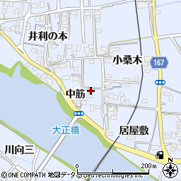 徳島県鳴門市大麻町市場中筋4周辺の地図