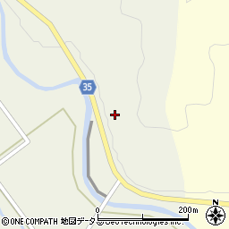豊浦菊川線周辺の地図