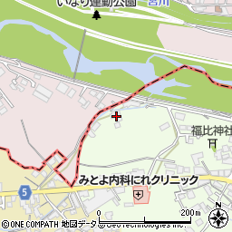 香川県観音寺市本大町1845周辺の地図