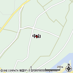 山口県防府市中山周辺の地図