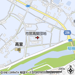 香川県観音寺市高屋町50周辺の地図