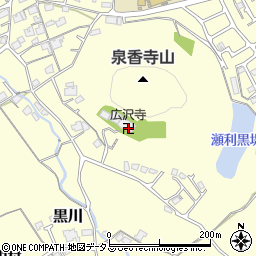 広沢寺周辺の地図